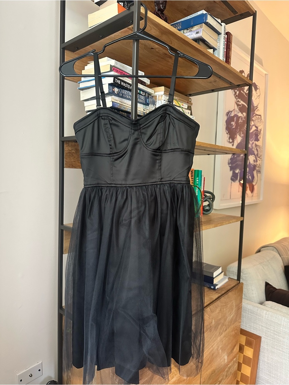 Little black dress with Bustier